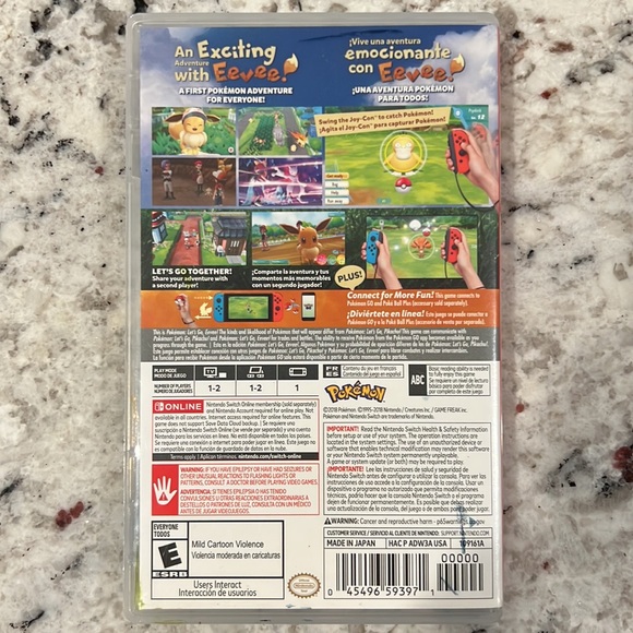Nintendo Video Games & Consoles Pokemon Lets Go Eevee Nintendo